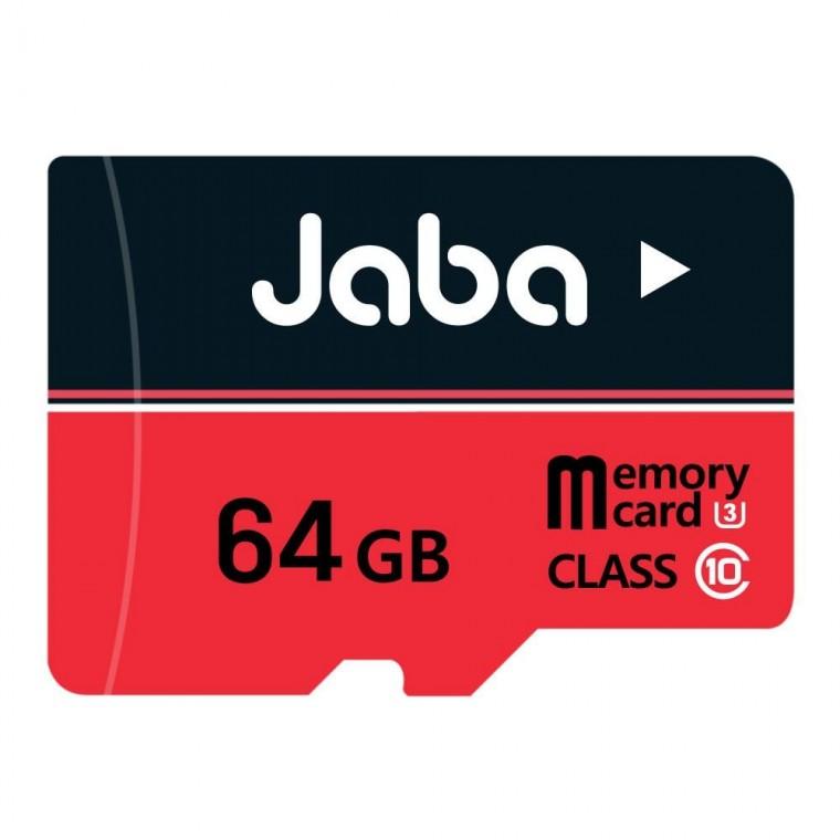 JABA MicroSDXC 64GB 레드 TLC 메모리카드
