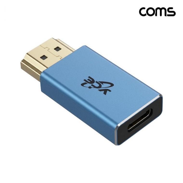 COMS 4K 맞춤 UHD USB 타입C to HDMI 미러링 영상 컨버터(젠더형)