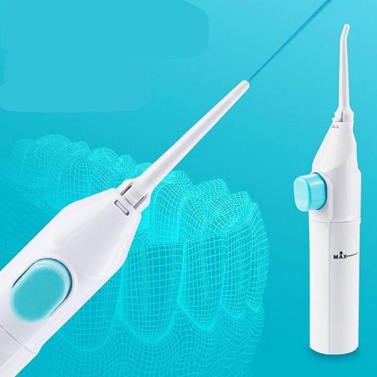 Coms 수동형 구강 세척기 50mL 치간 치아 세정기 휴대용 워터칫솔 물 간편 소형