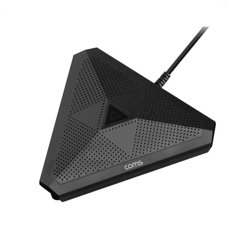 컨퍼런스 블루투스 마이크 회의용 노이즈캔슬링 무선 LED 360도 다자간 비대면 재택근무 수업용 기업용