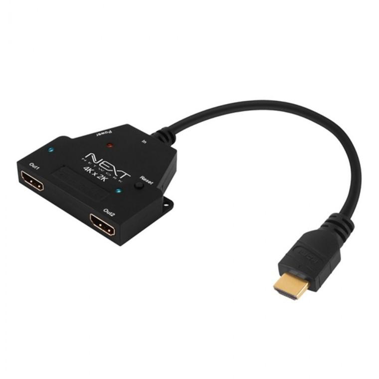 HDMI 2포트 모니터 분배기 4K TV화면 공유기 스플리터