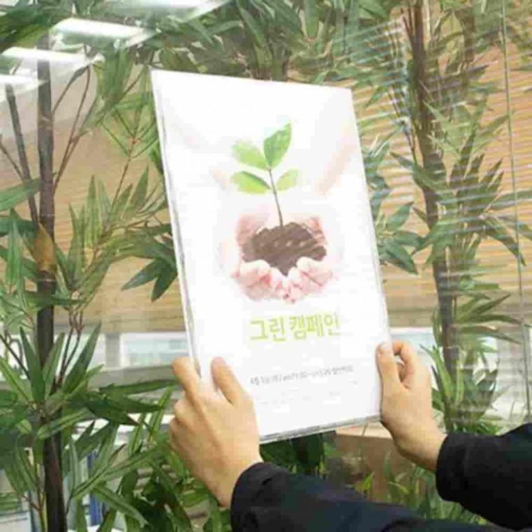 투명벽부착 월프레임 대형A3 세로 승강기게시판 부착형아크릴꽂이 회사게시판 아크릴게시판 아파트게시판