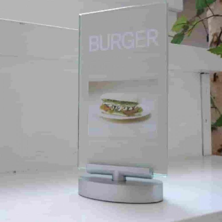 회전형 양면꽂이 127x178 세로중형 스탠딩POP 네일샵메뉴판 메뉴판거치대 아크릴스탠드 POP안내판