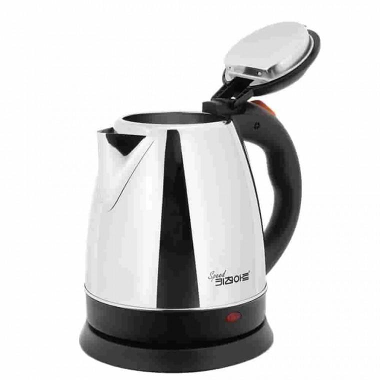 스텐레스 무선전기포트 1.5L 전기주전자 커피포트기 사무실커피포트 무선주전자 전기커피포트