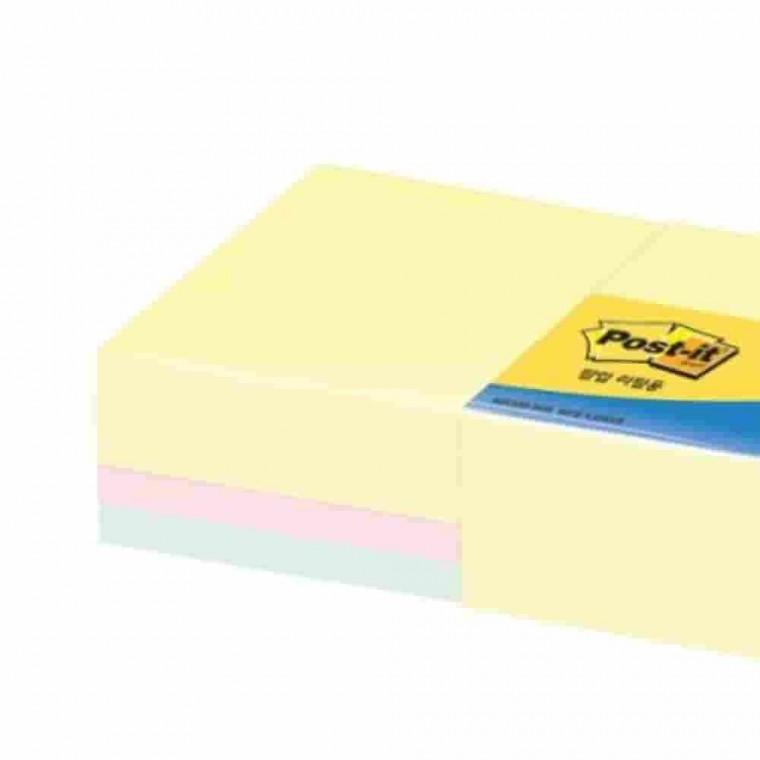 포스트잇 노트 10A 알뜰팩 76x76mm 노트필기 메모테이프 독서메모지 책필기