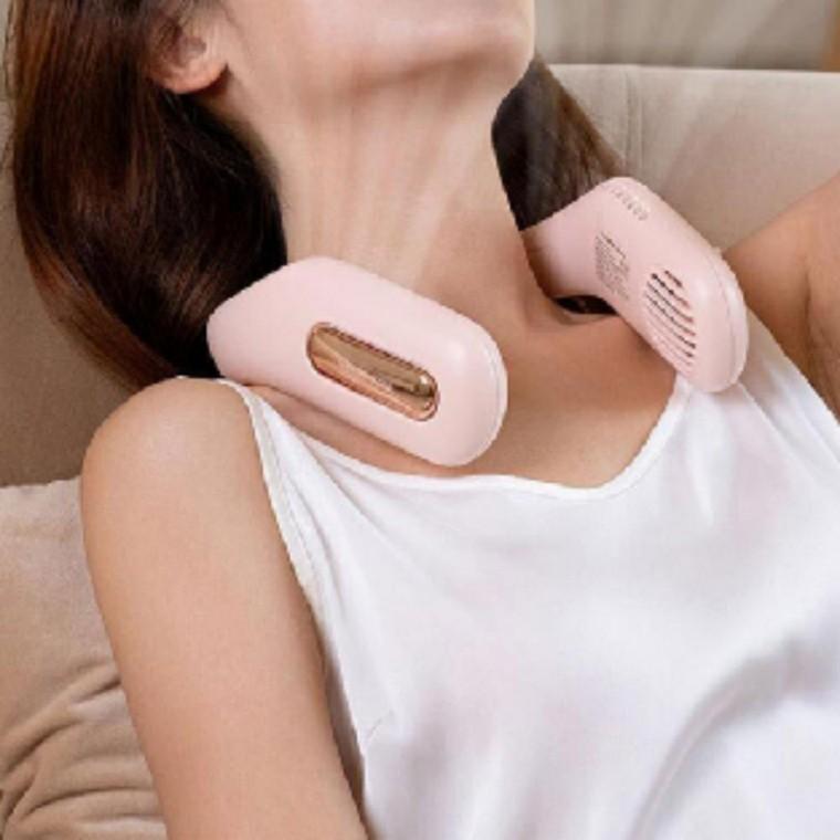 목걸이선풍기 날개없는 목걸이 아이스넥쿨러 쿨링 휴대용 무소음 선풍기 목 오픈형