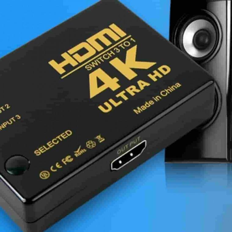 HDMI 3대1 선택기 4K 울트라HD 영상선택기 디스플레이선택기 영상분배기 디지털분배기 모니터분배기