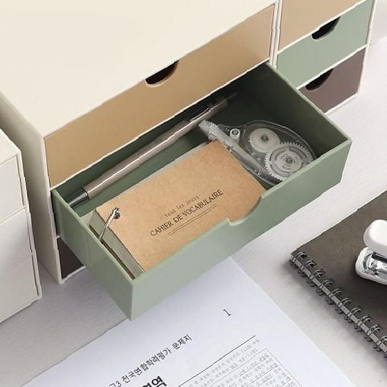 소품 실속있는 정리함 3단서랍 데스크 오거나이저 DO120 WIDE