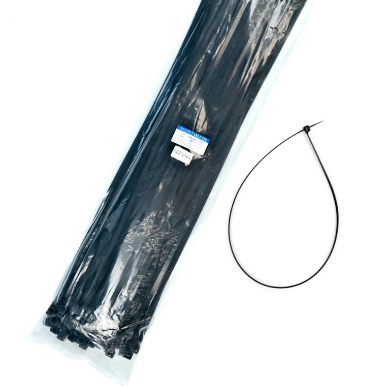 Kimspp 케이블타이 블랙 10x760mm 약100개 전선 배선정리 케이블밴드 타이밴드