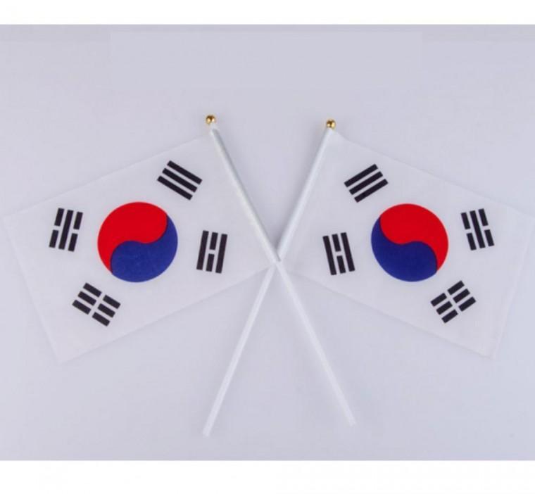 미니 태극기 깃발 휴대용 행사 국기 응원용 손태극기 응원용품