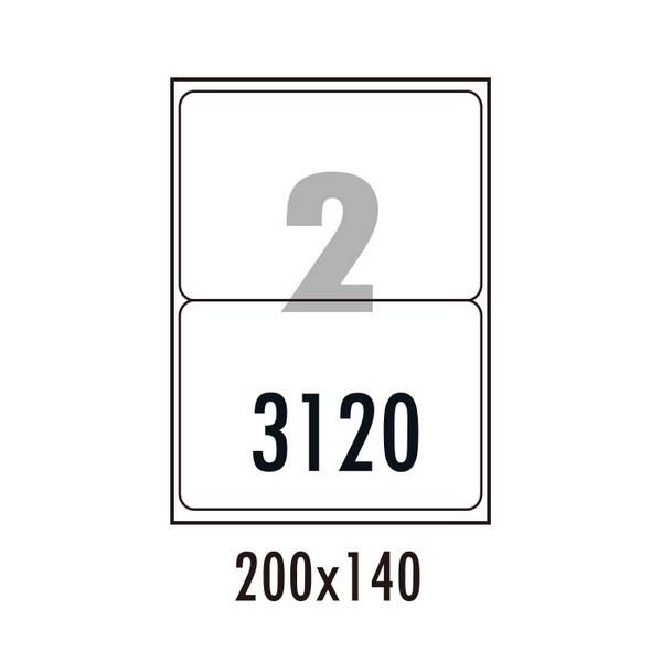 하이에코라벨 HES-3120 100매 2칸 폼텍