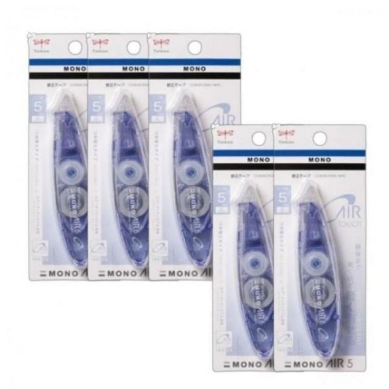 모노에어 펜타입 수정테이프 5개 1세트 필기 수정 지우개 학생 문구 용품