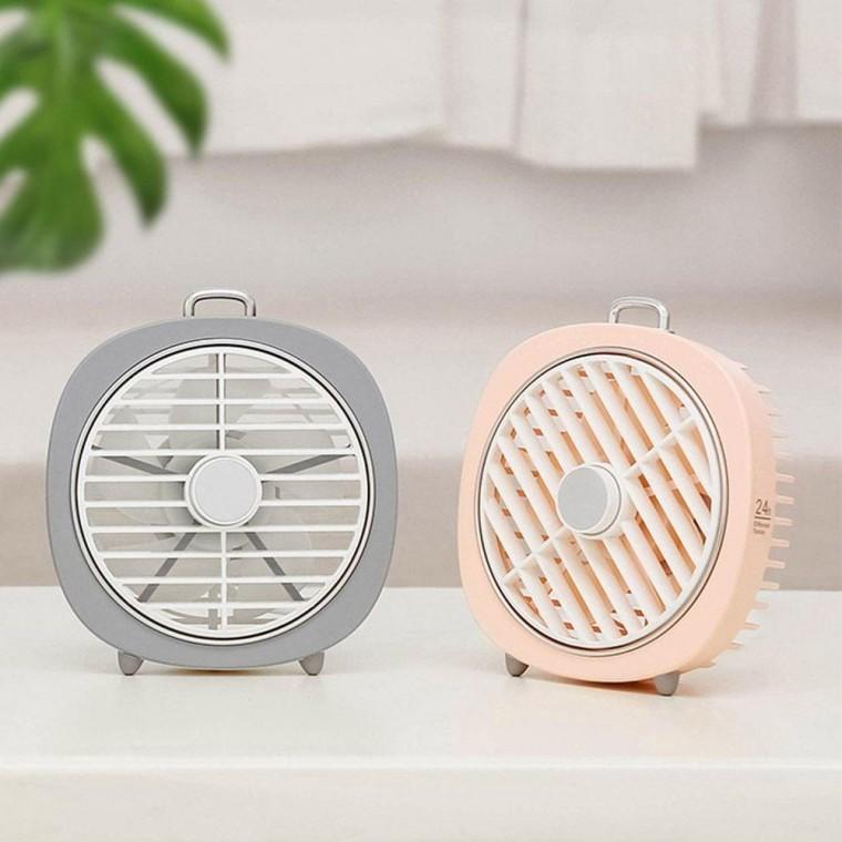 선풍기 LED 탁상용 미니 써큘레 이터 저소음