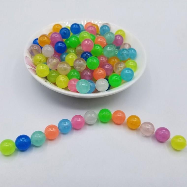 야광 구슬 12mm 1봉지(560개)비드 DIY재료 팔찌만들기