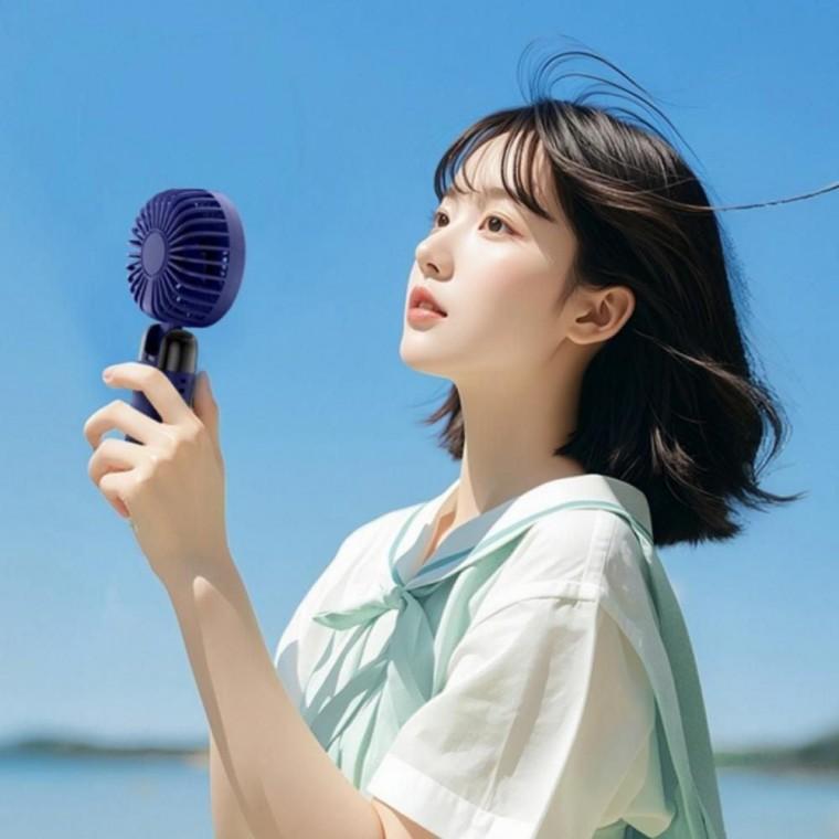 LED 여행용 쿨링 소형 손풍기 미니 핸디 선풍기