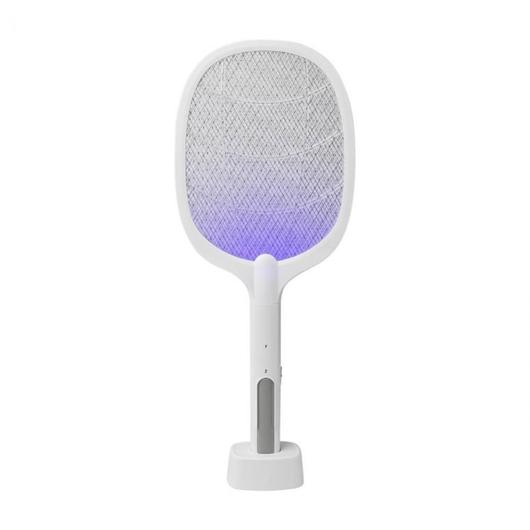 여름철 전기파리채 충전식 벌레트랩 2in1 모기채