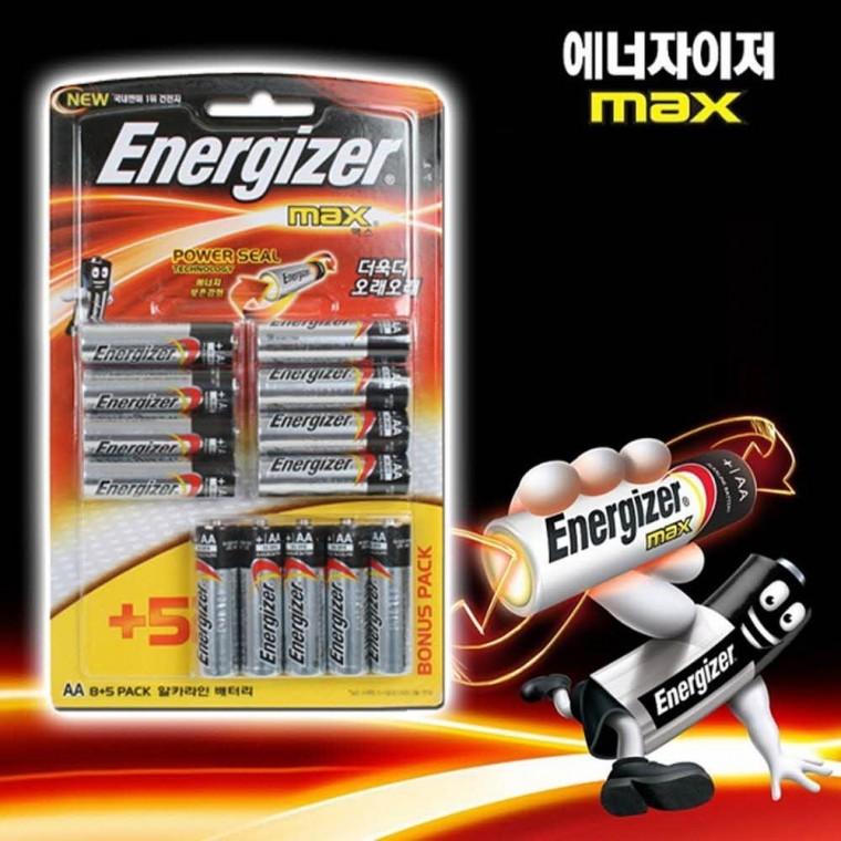 에너자이저 맥스 AA 건전지 13 팩 LR6 밧데리