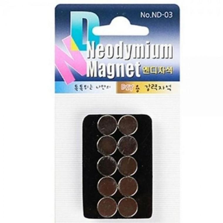 10mm 냉장고 그림판 홀더 원형 칠판 팬시 자석