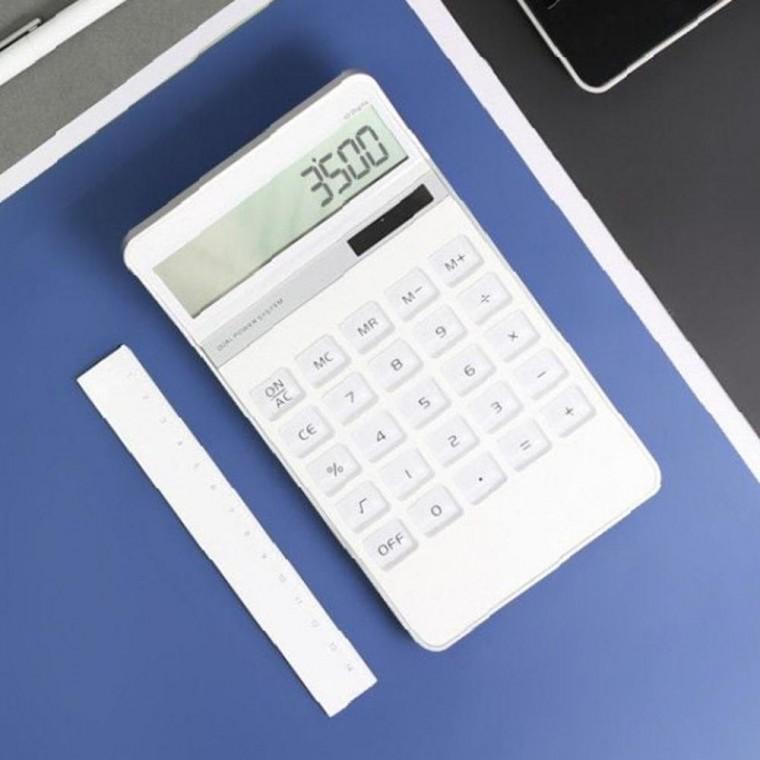 은행업무 사무용 실내맞춤 보기편한 LCD 태양열 계산기 EXACT