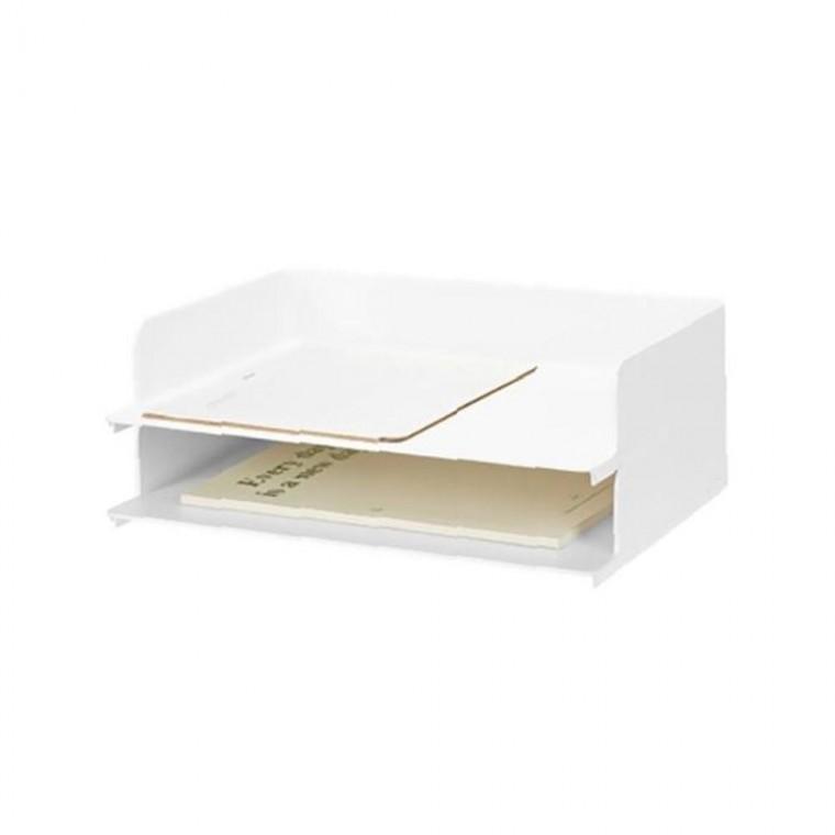 업무공간 데스크 부담없는 서류정리 시스템 트레이 와이드 2PACK