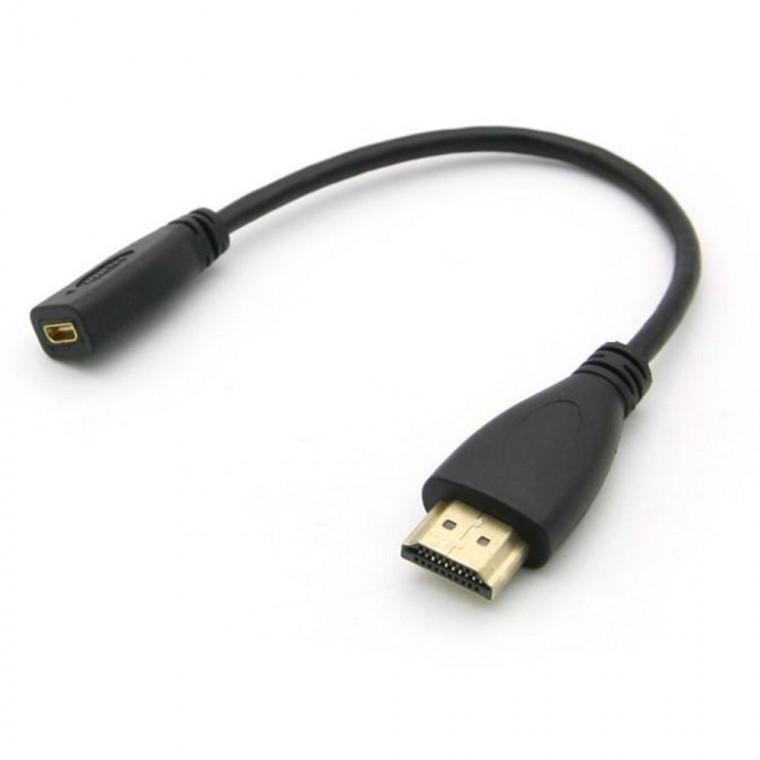 HDMI(F) -HDMI(M) 20cm 케이블 젠더 Micro hdmi hdmic 타입
