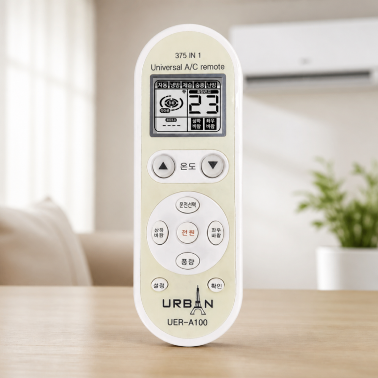 UER-A100 통합 에어컨 리모컨 범양 귀뚜라미 하이얼 호환 제어기