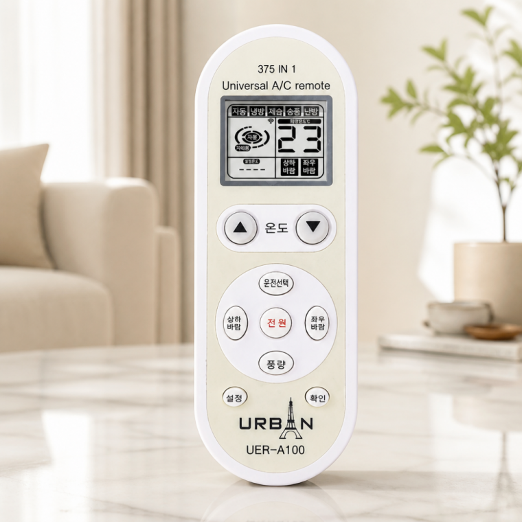 UER-A100 에어컨 통합 리모컨 만도 위니아 호환 컨트롤러