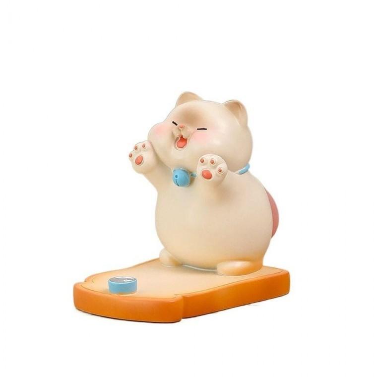 고양이 스마트폰 거치대 휴대폰 받침대 고정대 탁상 탁상용 핸드폰 스탠드 책상 홀더