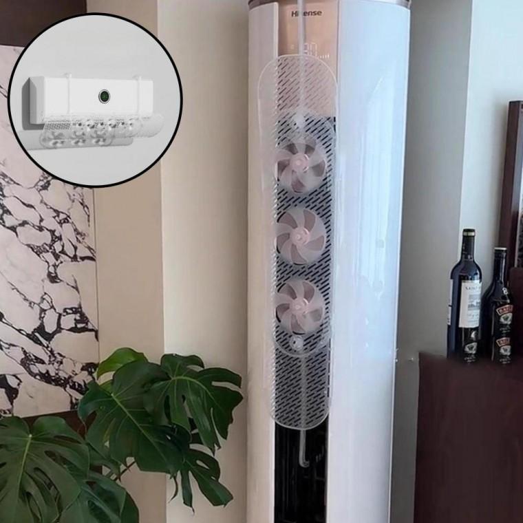 실내 공기 유도팬 사계절 에너지 절약 에어컨 순환팬 선풍기 바람 방향 무동력 실링팬