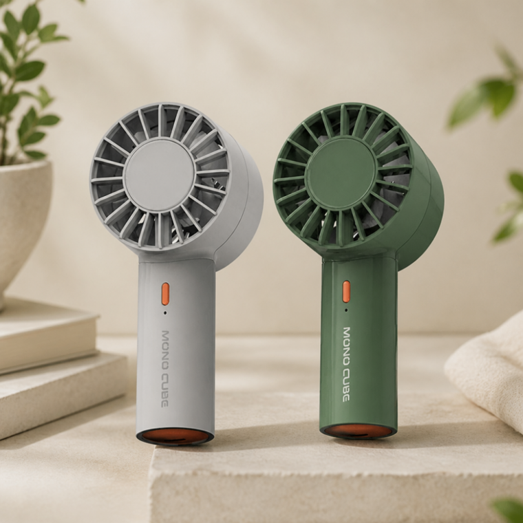 모노큐브25 TS-2SHFAN-D 그린 휴대용 미니 써큘레이터 핸디선풍기
