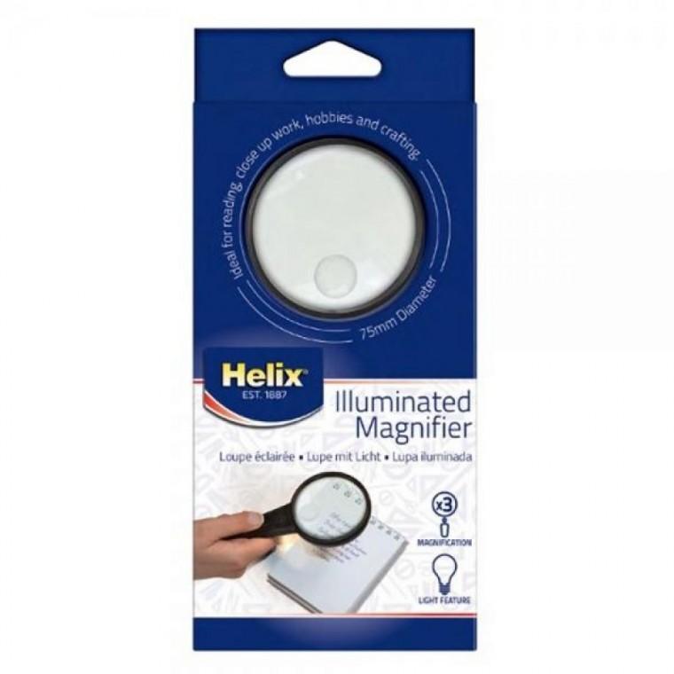 헬릭스 돋보기 LED 조명 MN1025 HELIX 확대경 문구 학용품