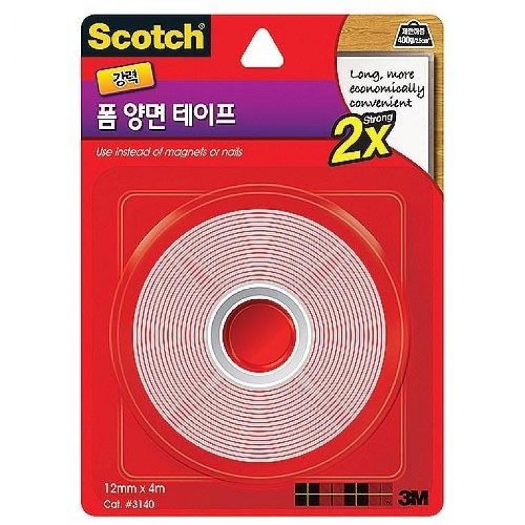 12mmX4m 폼양면테이프 3M 강력 강력 테이프