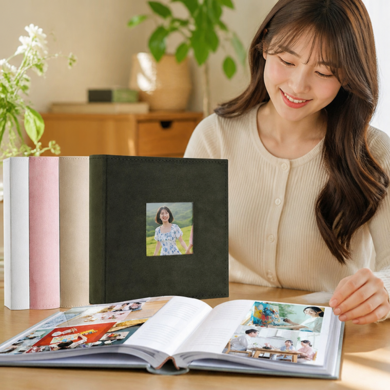 성장 기록 웨딩 제작용 접착식 포토북 아기 초음파 사진 정리 앨범