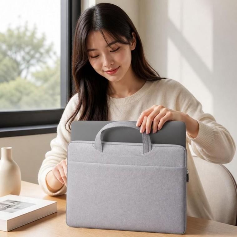 15인치 노트북 슬리브 가방 핸들 파우치 수납 케이스