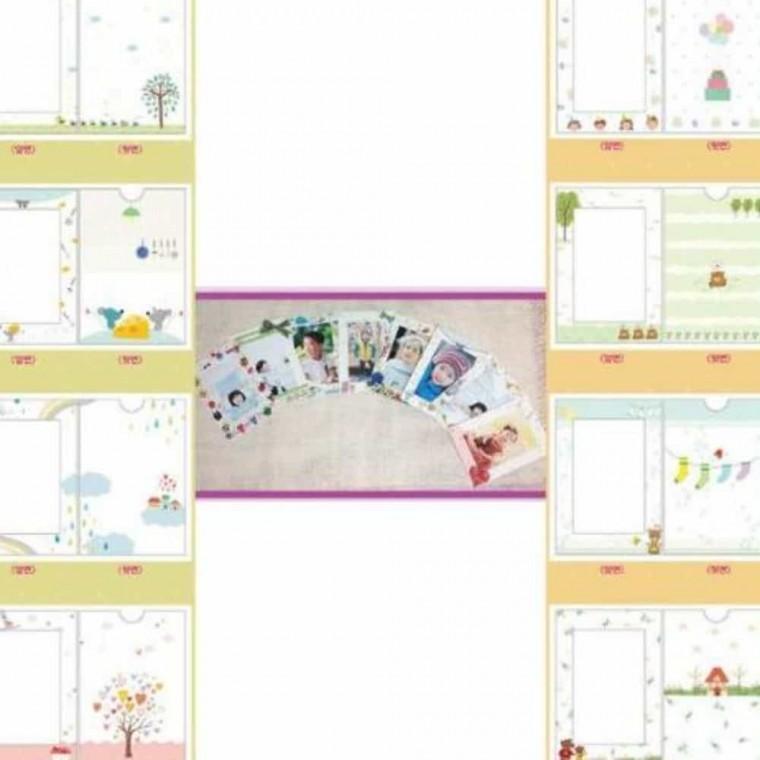 종이액자만들기 [쏘잇](북아트)컬러 페이퍼 포토 30장 Aset