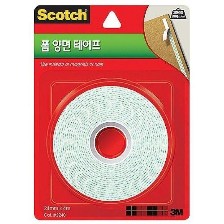 24mmX4m 3M 폼양면테이프 2240 4m 사무용 문구