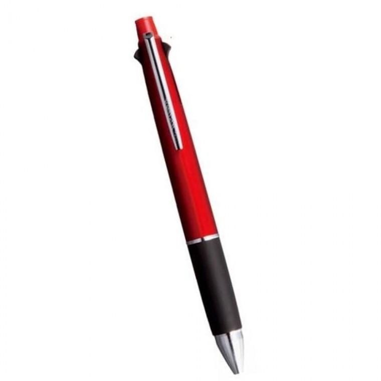 유니 제트스트림 유니볼펜 4plus1 .5 보르도