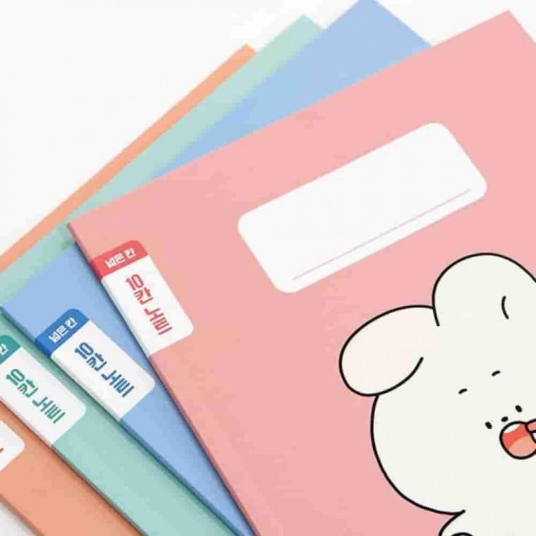 칸노트 4권 무제 120g 10칸공책 초등노트 국어공책