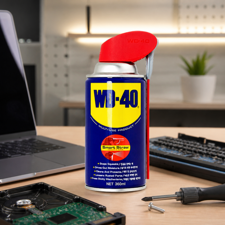 WD-40 스마트스트로우 방청윤활제 360ml 녹제거제 금속부식방지