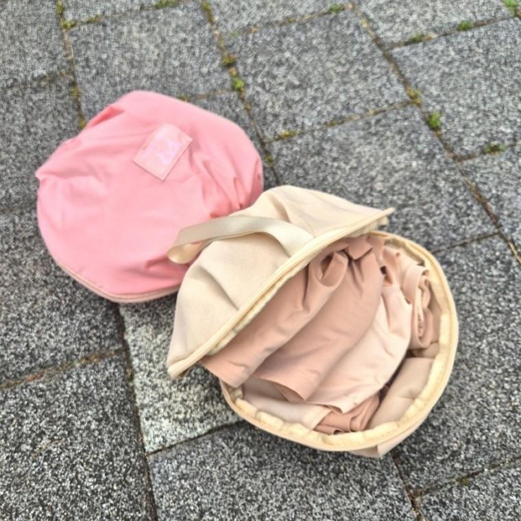 2컬러 쉘타입 여행용 속옷 수납 파우치