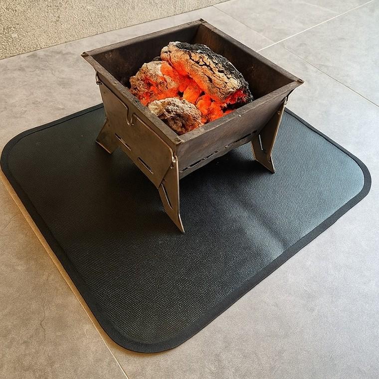 캠핑 방염포 방염매트 보관파우치 포함