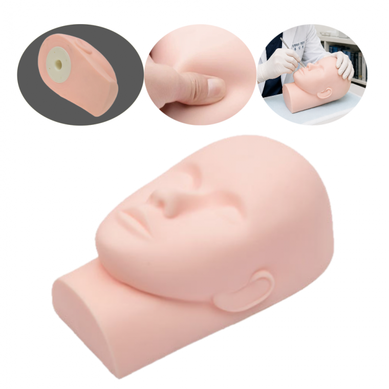 병원 피부과 미용 3D 실리콘 얼굴 마네킹 23cm